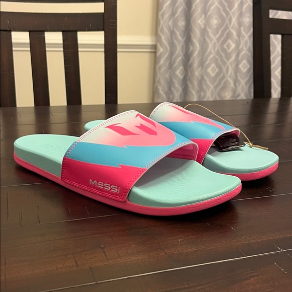 Adidas Adilette X Messi Slides Sandals Shoes JR6326 Men’s Size 9 = Womens Sz 10 main image 11
